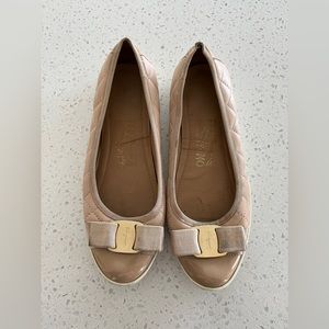 Salvatore Ferragamo Rufina Bow Flats